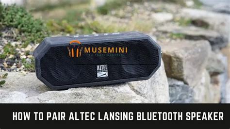 How to Pair Altec Lansing Bluetooth Speaker : EASILY [2022]